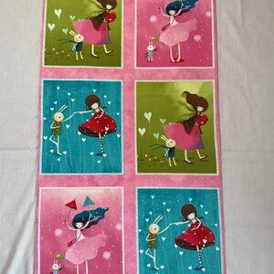 Santoro Kori Kumi Collection "The Gift of Friendship" Fabric Panel for Quilting